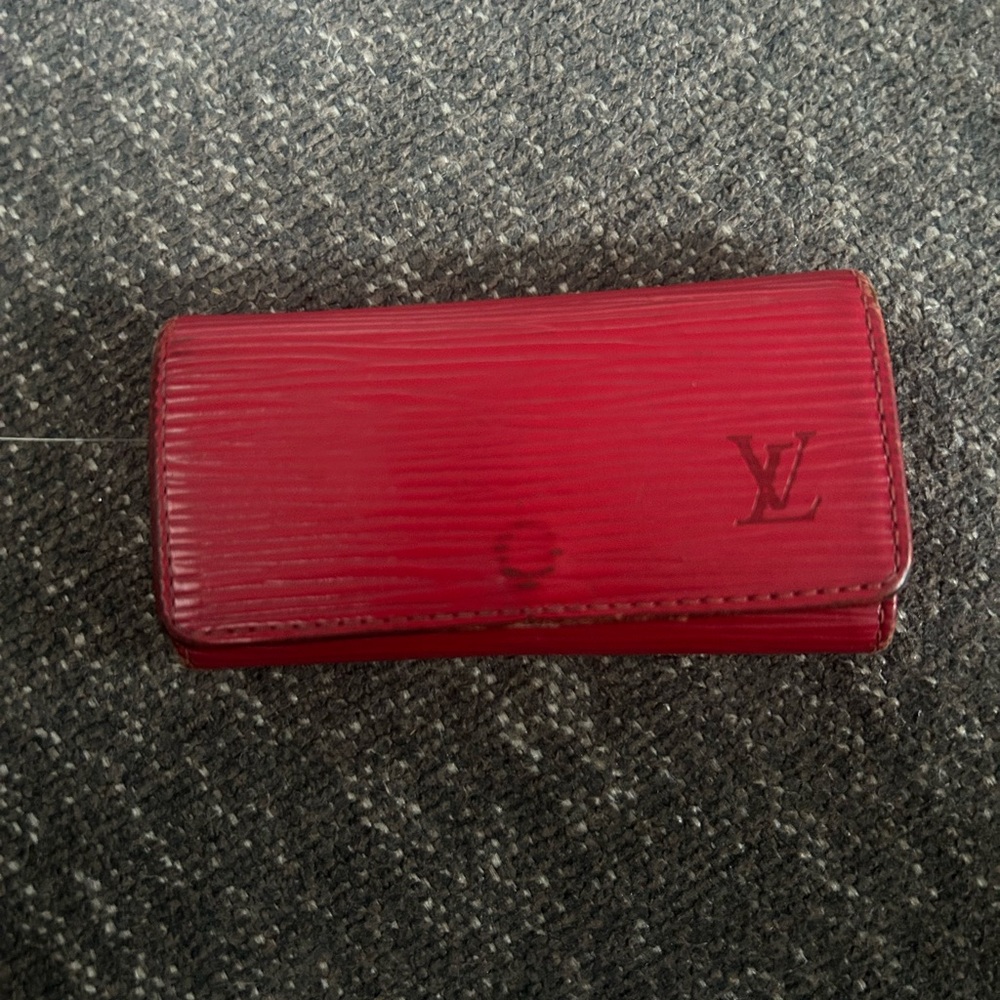 Louis Vuitton Cherry Red Key Holder
